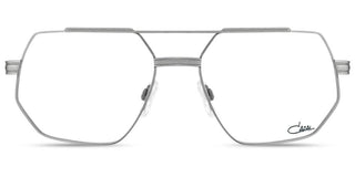 Cazal Cazal 7113 Unisex Silver Geometric Eyeglasses
