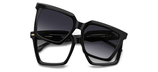 Carrera Ca 3080/c Women Black Rectangle Sunglasses