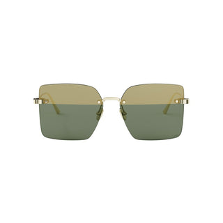 DIOR CDior CDior S3U women Gold Squared Sunglasses