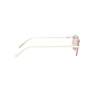 DIOR CDior CDior S4U women Gold Rectangle Sunglasses