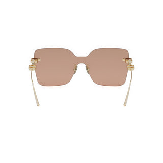 DIOR CD Chain M1U women Yellow Shield Sunglasses
