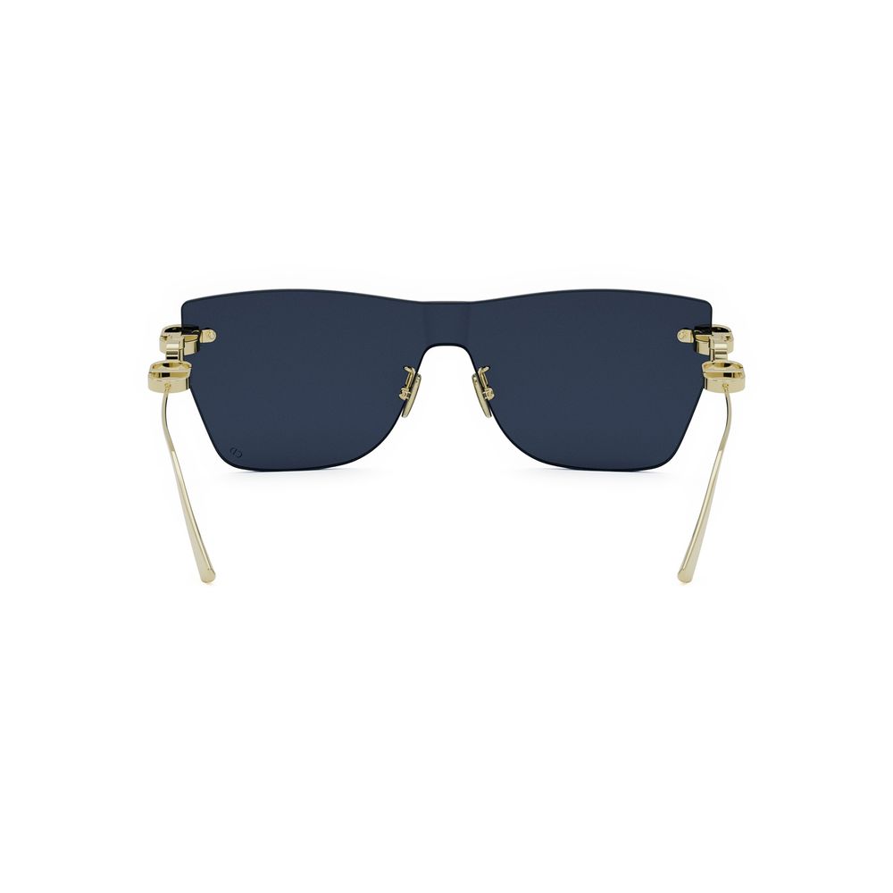 Dior CD Chain M3U Butterfly Sunglasses 143mm Gold Blue