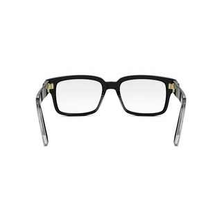 DIOR CD DiamondO S8I men Black Rectangle Eyeglasses