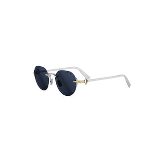 DIOR CD Diamond CD Diamond R5U men Gold Pantos Sunglasses