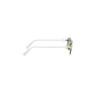 DIOR CD Diamond CD Diamond S11U men Gold Rectangle Sunglasses