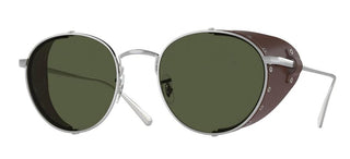 Oliver Peoples Cesarino-i Ov 1323sm Unisex Silver Round Sunglasses