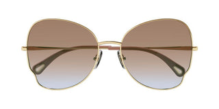 Chloé CH0094S women Gold Geometric Sunglasses