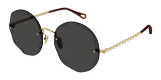 Chloé CH0254S women Gold Round Sunglasses