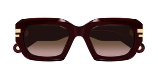 Chloé CH0256S women Red Squared Sunglasses