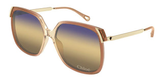 Chloé CH0286S women Gold Oversize Sunglasses