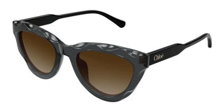 Chloé CH0294S women Grey Cat Eye Sunglasses
