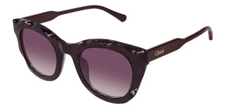 Chloé CH0295S women Violet Round Sunglasses