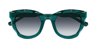 Chloé CH0295S women Green Round Sunglasses