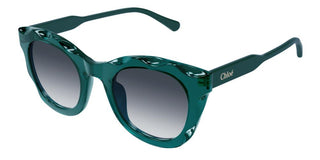 Chloé CH0295S women Green Round Sunglasses