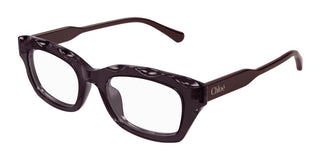 Chloé CH0297O women Violet Squared Eyeglasses