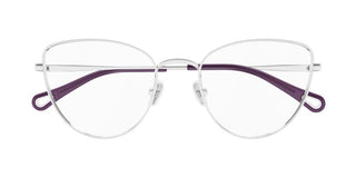 Chloé CH0319O women Silver Cat Eye Eyeglasses