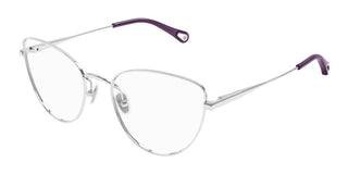 Chloé CH0319O women Silver Cat Eye Eyeglasses