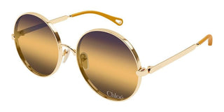 Chloé CH0321S women Gold Round Sunglasses