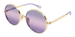 Chloé CH0321S women Gold Round Sunglasses