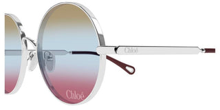 Chloé CH0321S women Silver Round Sunglasses