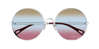 Chloé CH0321S women Silver Round Sunglasses
