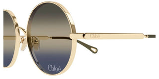 Chloé CH0321S women Gold Round Sunglasses