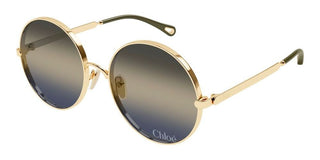 Chloé CH0321S women Gold Round Sunglasses