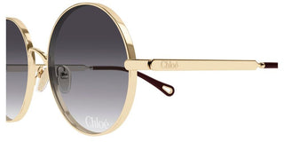 Chloé CH0321S women Gold Round Sunglasses