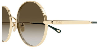 Chloé CH0321S women Gold Round Sunglasses