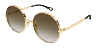 Chloé CH0321S women Gold Round Sunglasses