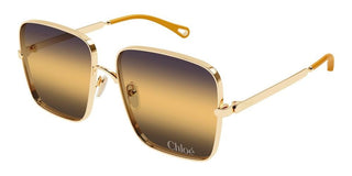 Chloé CH0324S women Gold Oversize Sunglasses