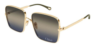Chloé CH0324S women Gold Oversize Sunglasses