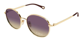 Chloé CH0325S women Gold Geometric Sunglasses