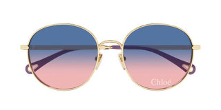 Chloé CH0325S women Gold Geometric Sunglasses