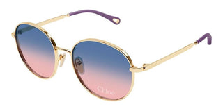 Chloé CH0325S women Gold Geometric Sunglasses