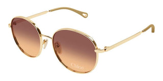 Chloé CH0325S women Gold Geometric Sunglasses