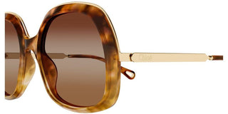 Chloé CH0327S women Gold Oversize Sunglasses