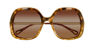 Chloé CH0327S women Gold Oversize Sunglasses
