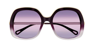 Chloé CH0327S women Gold Oversize Sunglasses