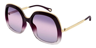 Chloé CH0327S women Gold Oversize Sunglasses