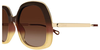 Chloé CH0327S women Gold Oversize Sunglasses