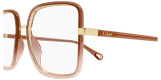 Chloé CH0338O women Brown Geometric Eyeglasses