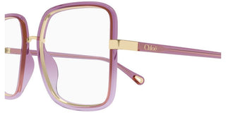 Chloé Ch0338o Women Violet Geometric Eyeglasses