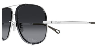 Chloé CH0348S women Silver Pilot Sunglasses