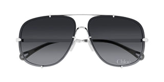 Chloé CH0348S women Silver Pilot Sunglasses