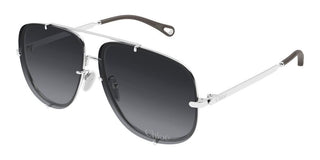 Chloé CH0348S women Silver Pilot Sunglasses