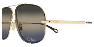 Chloé CH0348S women Gold Pilot Sunglasses