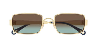 Chloé CH0354S women Gold Squared Sunglasses