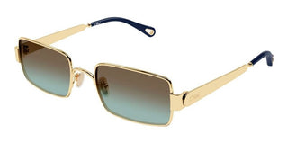 Chloé Ch0354s Women Gold Squared Sunglasses
