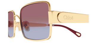 Chloé CH0354S women Gold Squared Sunglasses